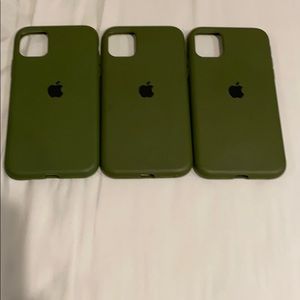 Green apple iPhone 11 case
